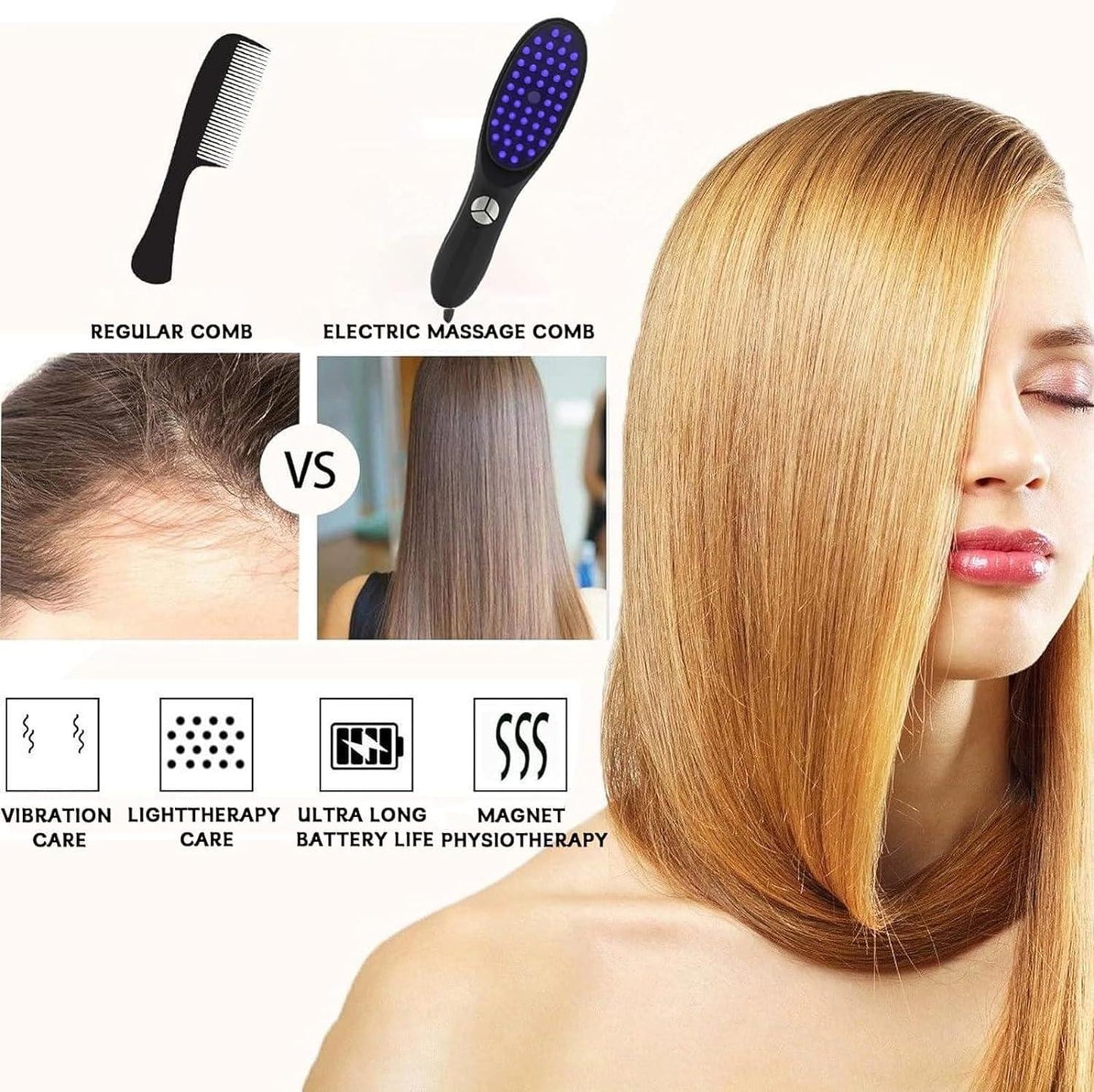 LED Hair Revival & Scalp Therapy Brush™