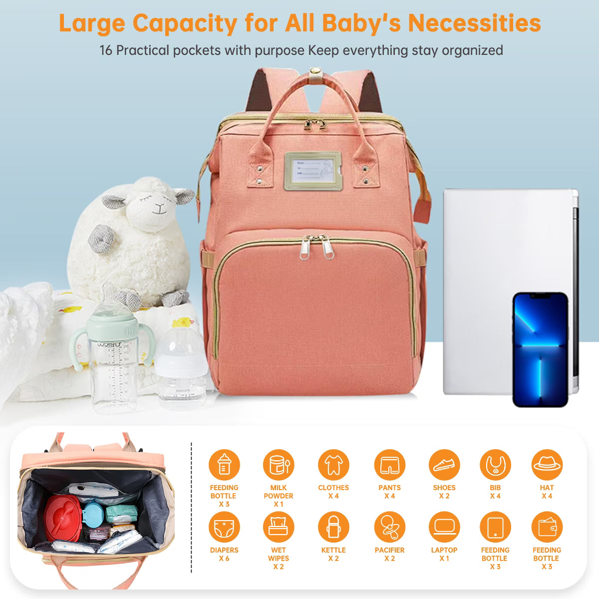 Multi-Function Portable Baby Backpack™