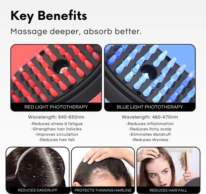 LED Hair Revival & Scalp Therapy Brush™